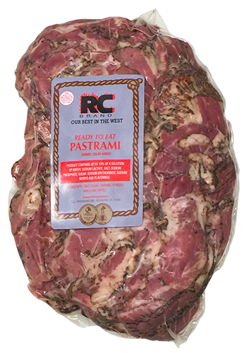 RC brand ready to eat pastrami