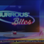 A screen grab of Burrous' Bites, a segment on KTLA 5 in Los Angeles