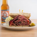 An image of a Canter's Deli pastrami sandwich