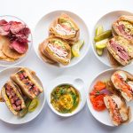 An overhead image of food from Boston's Our Fathers Deli, an RC customer