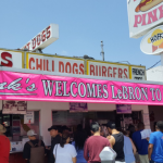 An exterior view of RC customer Pink's Hot Dogs in Hollywood